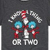 Boys' - Dr. Seuss - I Know A Thing or Two Short Sleeve Graphic T-Shirt - 2 of 4