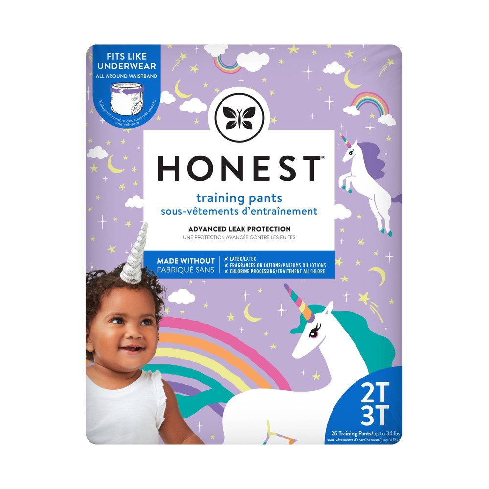UPC 817810029400 The Honest Company Training Pants Unicorns Size 2T