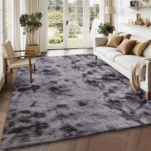 Fluffy Rug Feet Extra Large Plush Shaggy Rugs for Living Room - 1 of 4