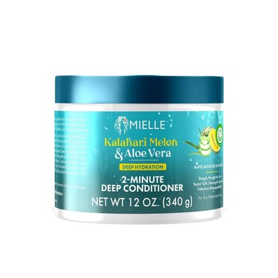 Mielle Organics Kalahari Melon & Aloe Vera Deep Hydration 2-Minute Deep Conditioner - 12 fl oz