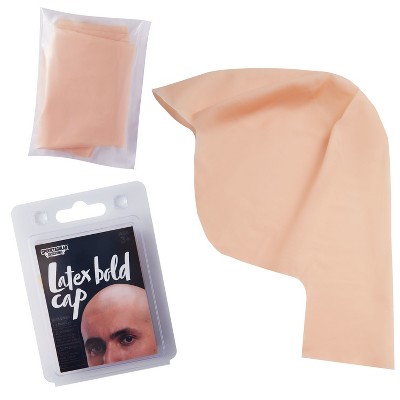 Joyfy Halloween Latex Bald Cap for Men Women, Halloween Makeup Costume Accessories Bald Cap, Bald Wig Cap for Adults Cosplay Dress Up Party