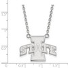 Black Bow Jewelry 10k White Gold Iowa State Cyclones NCAA Necklace 18 Inch - 2 of 4