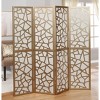 NicBex 4-Panel Room Divider Folding Fabric Privacy Screen with Geometric Patterns for Home & Office - 3 of 4