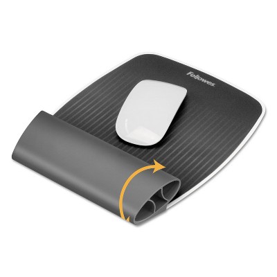 Fellowes I-Spire Wrist Rocker Mouse Pad w/Wrist Rest 7 13/16 x 10 x 1 1/16 Gray 9311801