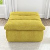 DOMETOUR Lazy Floor Sofa,Modern armless and backless sofa chair,Comfy Accent Bean Bag Couch,suitable for living room bedroom office-Yellow - 3 of 4