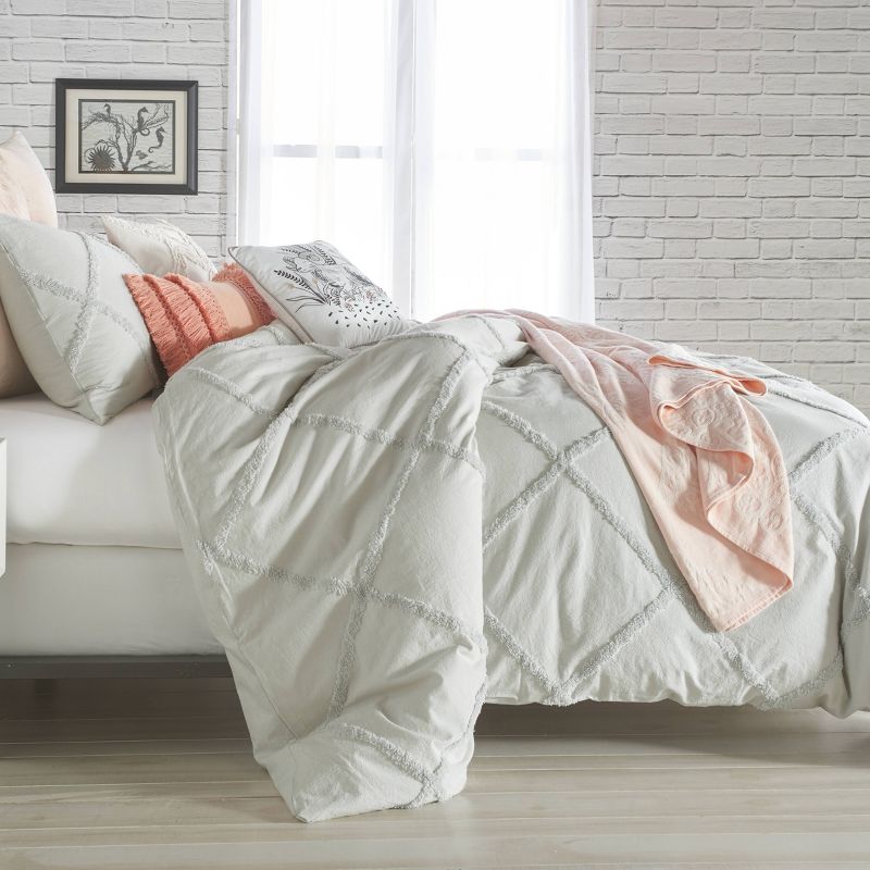 Peri Home Chenille Lattice Comforter Set, 1 of 6