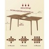 Extendable Dining Table for 4 to 8 People, 55.1 to 70.8 Inch Kitchen Table with Heat Resistant Top - 3 of 4