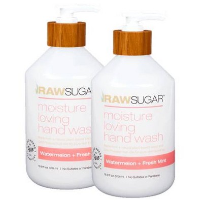 Raw Sugar Liquid Hand Soap Watermelon Mint