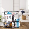 VEVOR Golf Storage Garage Organizer, 2 Golf Bag Storage Stand Holder and Other Sports Equipment Storage Rack with Baskets & Hooks, Black - 2 of 4