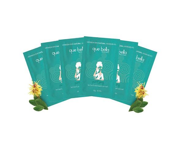 Que Bella Purifying Tea Tree Mud Face Mask - 6ct