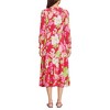 Lands' End Women's Crepe Button Front Long Sleeve Midi Dress - 2 of 4