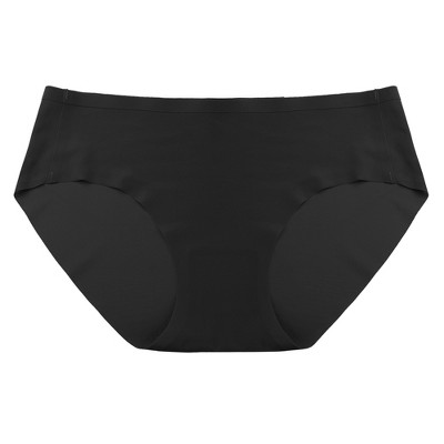 Agnes Orinda Women's Plus Size Panty High-Rise Seamless-Brief Laser Cut Underwear