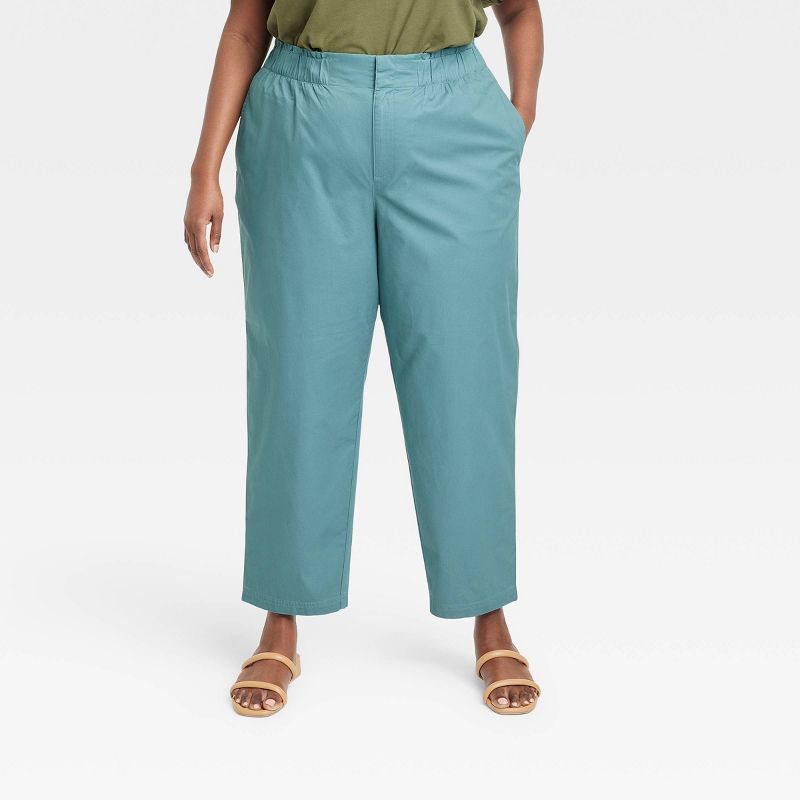 Women's High-Rise Tapered Ankle Chino Pants - A New Day™, 1 of 5