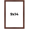 PosterPalooza | Photo Size Classic Modern Brown Frame - UV Acrylic, Foam Board Backing, Hanging Hardware - 2 of 4