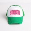 Simply Sage Market Varsity Summer Vibes Cursive Adult Foam Trucker Hat - 2 of 2