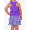 RuffleButts Toddler Girls UPF50+ Active Tiered Flare Skort - 4 of 4
