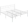 Metal Bed Frame with Headboard and Footboard, 12'' Storage Space - Heavy Duty Steel Slats Support, Noise-Free & Easy Assembly - 2 of 4
