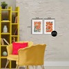 Stupell Industries Midcentury Flower Abstracts 2pc Framed Print Under Glass Set - 3 of 4