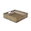 WeThinkStorage Set of 5pc Storage Bins Natural Seagrass Stainless Steel - 3 of 4