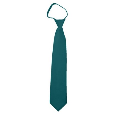 Men's Solid Color Zipper Neckties