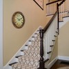 Clockswise 15.5 in Wall Clock Easy to Read Rustic Bronze Non-Ticking Large Roman Numerals Battery Operated Plastic Traditional Round - 4 of 4