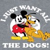 Boys' - Disney - Mickey Pluto Just Want All Dogs Short Sleeve Graphic T-Shirt - 2 of 4