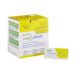SimplyThick Easy Mix Food & Drink Thickener Unflavored 12 Gram Packet 100 Ct - 1 of 3