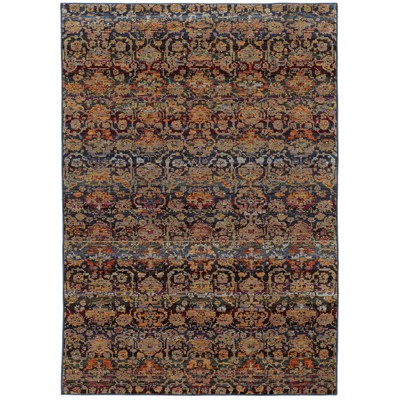 Oriental Weavers Andorra 6836C Multi/ Blue Indoor Area Rug - 5'3" x 7'3"