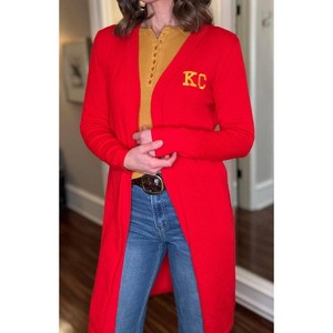 Women's Kansas City Long Cardigan - Elby Designs Apparel XL - 1 of 3
