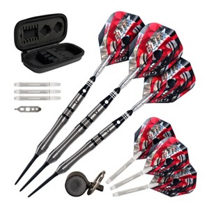 Viper Blitz 95% Tungsten Steel Tip Darts 26 Grams with Point Sharpener - 1 of 3