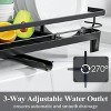 LunaLulinlk Dish Drying Rack - Compact Dish Rack for Kitchen Counter, Durable Stainless Steel Kitchen Organizer and Storage, Black - 4 of 4