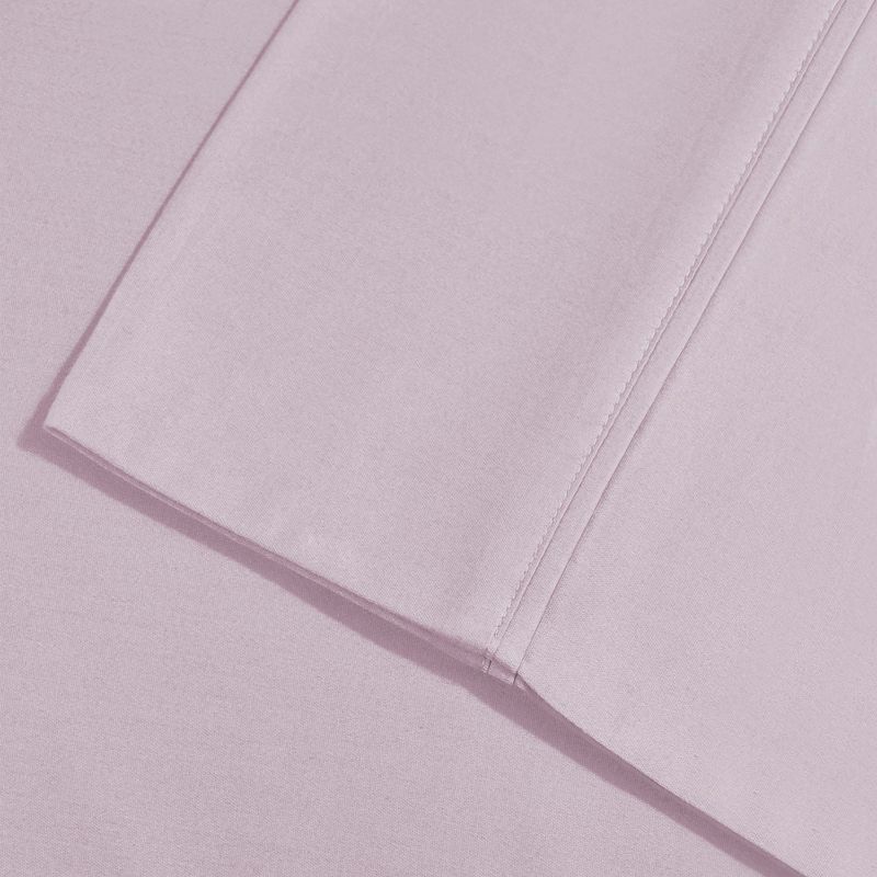 1000 Thread Count Luxury Solid Deep Pocket Cotton Blend Bed Sheet Set by Blue Nile Mills, 3 of 6