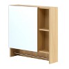 Chery Life Wall Mounted Bathroom Cabinet with Mirror, Over The Toilet Storage Cabinet with Shelves and Towel Rack - 3 of 4