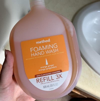 Method Foaming Hand Soap Orange Ginger - 10 Fl Oz : Target