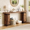 Tribesigns 70.9-Inch Couch Table Behind Sofa, Decorative Rivets, Farmhouse Narrow Long Console Table, for Living Room, Entry, Hallway. - 2 of 4