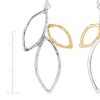 Silpada 'Golden Trail' Sterling Silver with 14K Yellow Gold Plating Drop Earrings - 4 of 4