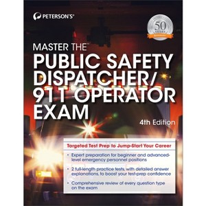 Master the Public Safety Dispatcher/911 Operator Exam - 4th Edition by  Peterson's (Paperback) - 1 of 1