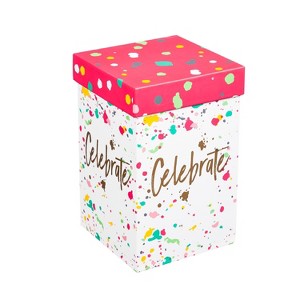 Evergreen Beautiful Celebrate Ceramic Travel Cup with Lid - 5 x 4 x 7 Inches - 1 of 4