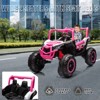 24V Ride On Toys for Big Kids, 2 Seater 24V Electric Vehicles w/Remote Control, 20" Spacious Seat,Music, Bluetooth, for Kids - 2 of 4