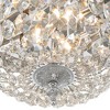 Crystorama Lighting Ceiling Mount 2 - Light Flush Mount in  Polished Chrome - 4 of 4