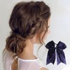 Unique Bargains Elegant Sequins Bow Hair Clip 2 Pcs - 2 of 4