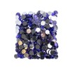 John Bead 400-Piece 12mm (SS50) Purple Acrylic Round Flat Back Rhinestones - 4 of 4