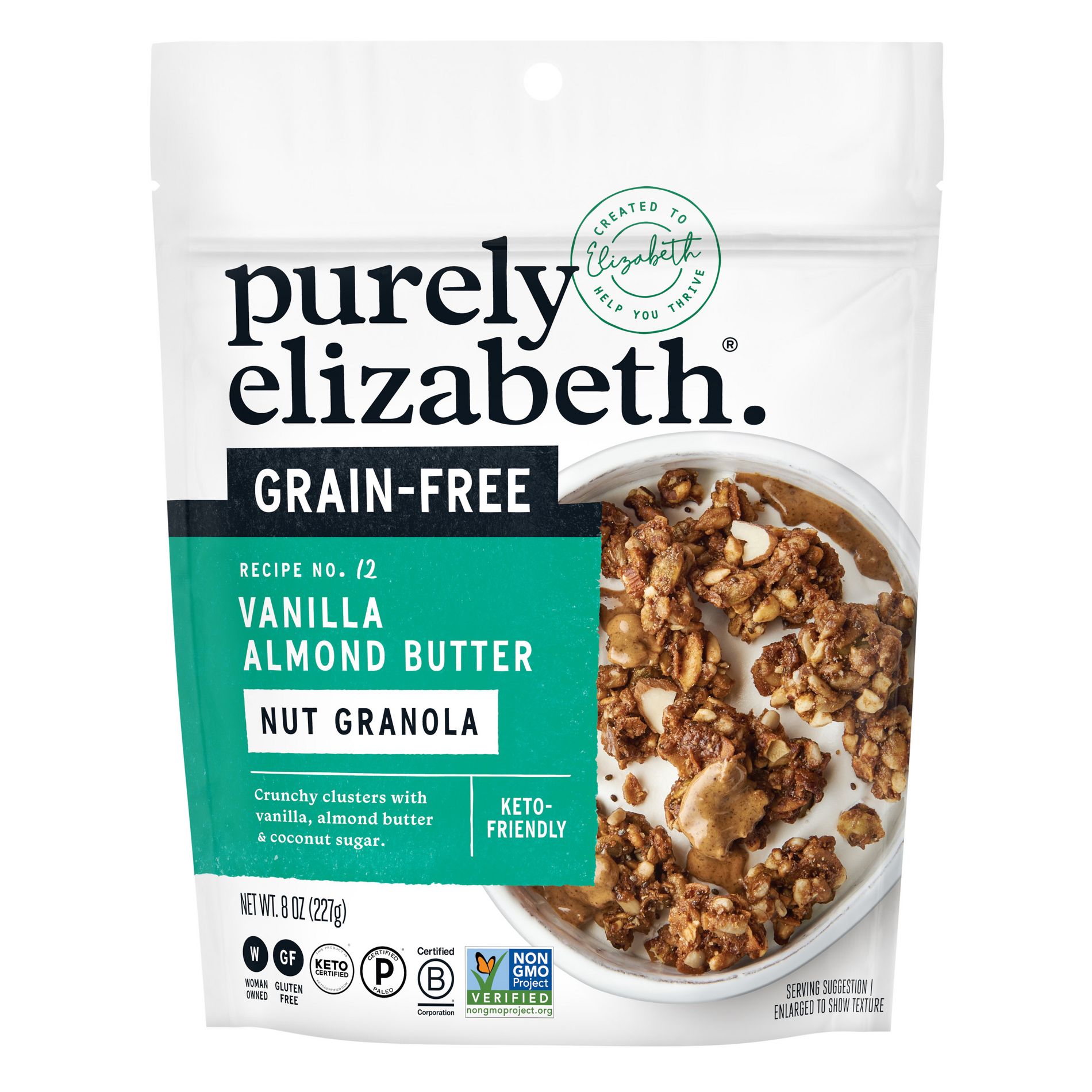 Purely Elizabeth Vanilla Almond Butter Grain Free Granola - 8oz