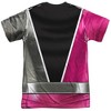 Men's Power Rangers Dino Fury Pink Ranger Short Sleeve Costume T-Shirt - 3 of 4