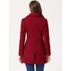 INSPIRE CHIC Women's Elegant Notched Lapel Button Single Breasted Winter Coat - 4 of 4