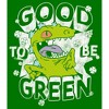 Men's Rugrats St. Patrick's Day Reptar Good to be Green T-Shirt - 2 of 4