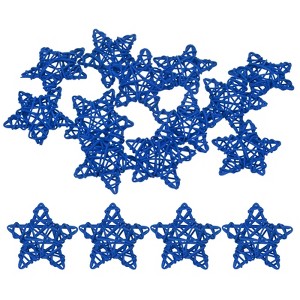 Unique Bargains Pentagram Wicker Rattan Balls Decorative Bowl Fillers 2.36 Inch 12 Pcs - 1 of 4