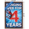 Trends International Marvel Spider-Man - Happy 4th Birthday Framed Wall Poster Prints - 3 of 4