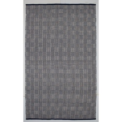 Home Conservatory Squares Handwoven Indoor/Outdoor Area Rug