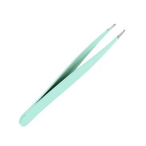 Unique Bargains Solid Color Pointed Edge Eyebrow Tweezer 1 Pc - 1 of 3